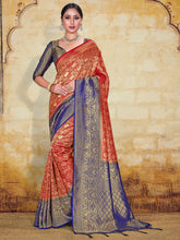 Elegant Red Banarasi Art Silk Saree