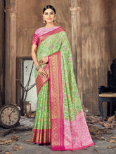 Discover the Elegance of Green Cotton-Silk Sarees