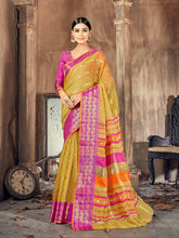 Discover the Elegance of Green Cotton-Silk Sarees