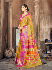 Discover the Elegance of Green Cotton-Silk Sarees