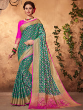 Green Patola Silk Woven Saree