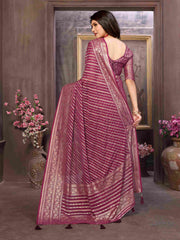 Shop Elegant Purple Brasso Saree