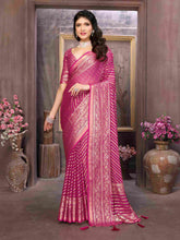 Exquisite Pink Brasso Saree