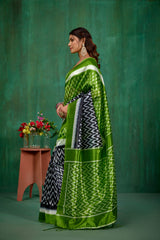 Shop Elegant Black Mysore Art Silk Printed Ready to Wear Saree Online - Best Prices-RTW-2202