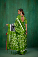 Shop Elegant Black Mysore Art Silk Printed Ready to Wear Saree Online - Best Prices-RTW-2202