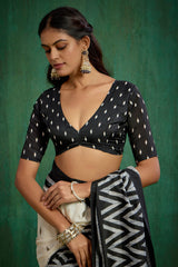 Shop Elegant Off White Mysore Art Silk Printed Ready to Wear Saree Online - Best Prices-RTW-2212